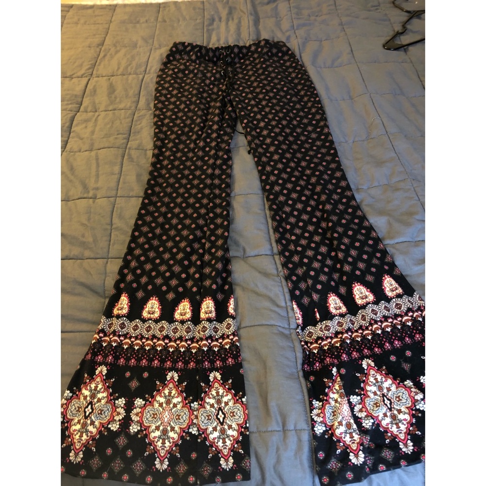 Flare bottom pants
